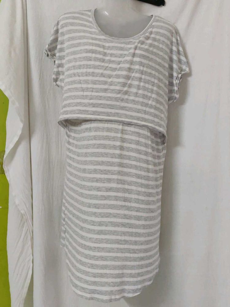 Striped Maternity Kurta