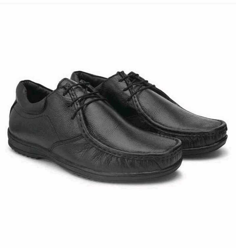 Classic Black Leather Men's Shoes