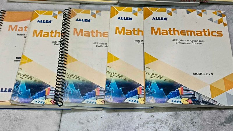 Class 12th Allen Maths JEE Modules (Set of 5