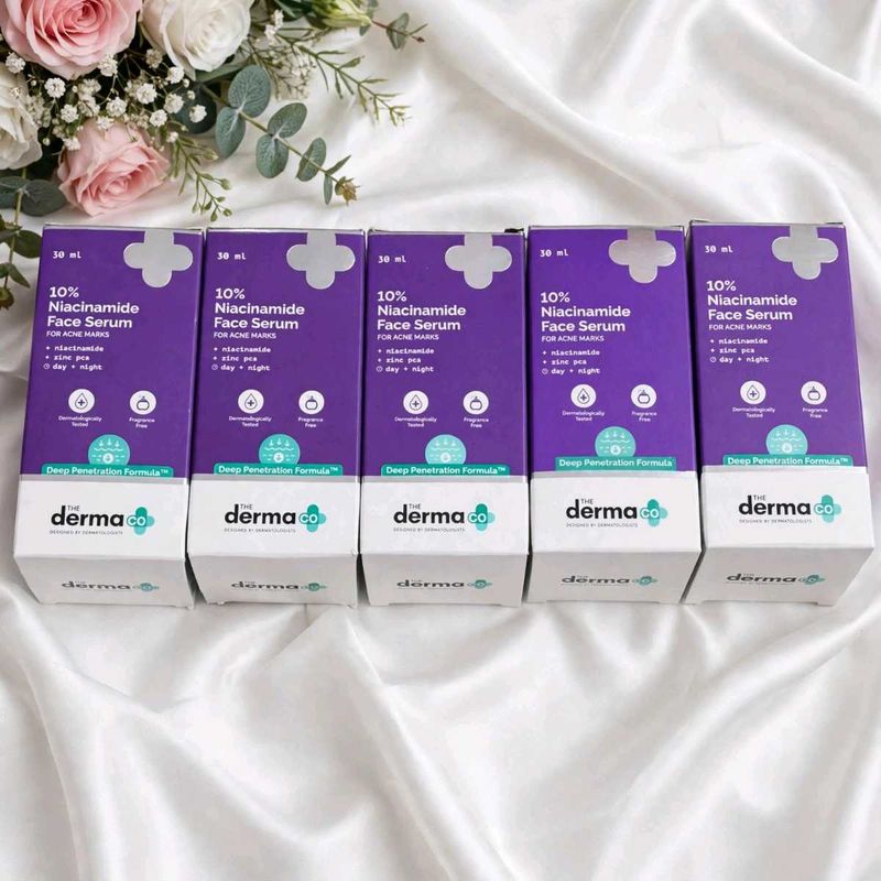 Pack of 5 the dermaco 10% Niacinamide serum Th