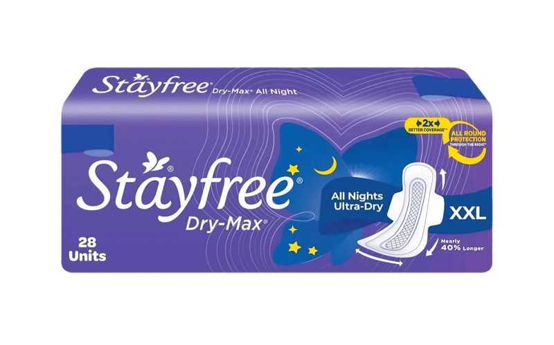 Stayfree Dry-Max Ultra-Dry Pads XXL - 42 Units