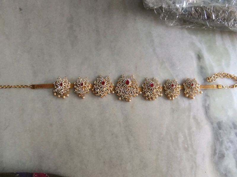 Vaddanam With Lehenga Hanging