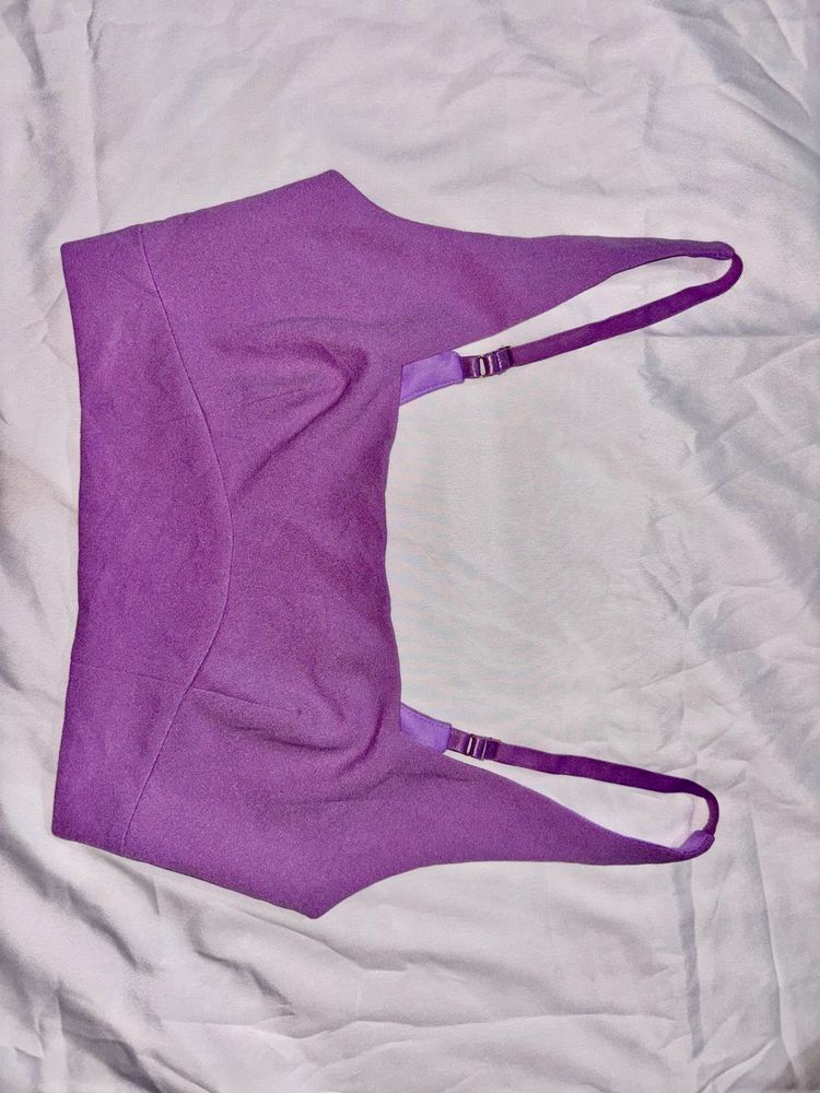 Purple Top with Adjustable Straps