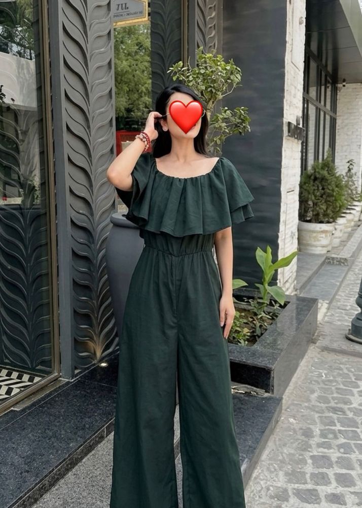 Chic Green Jumpsuit