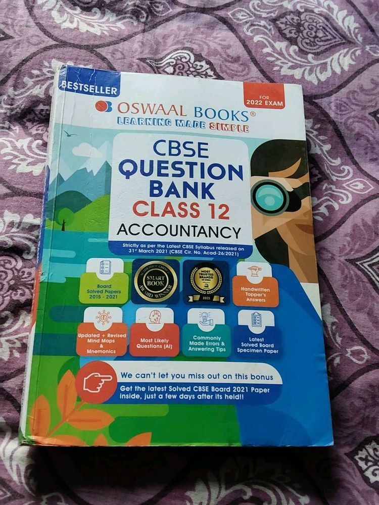 Oswaal CBSE Class 12 Accountancy Question Bank
