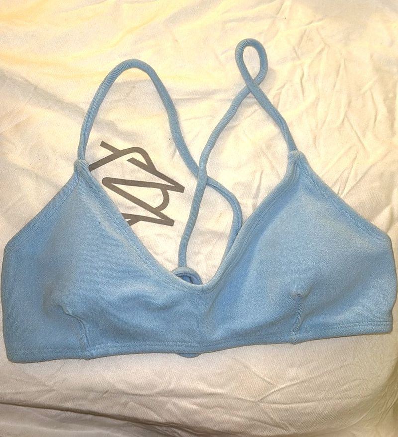 Light Blue Bikini Top