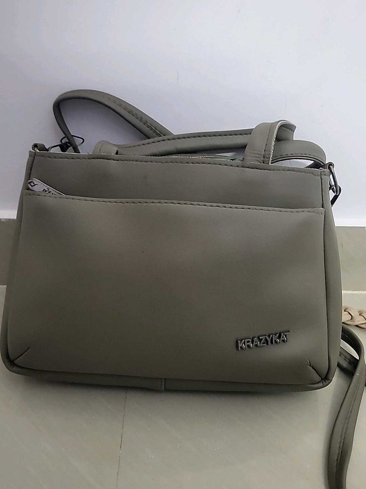 Stylish Grey Handbag