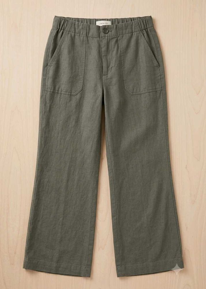 GAP Wide-Leg linen Pants
