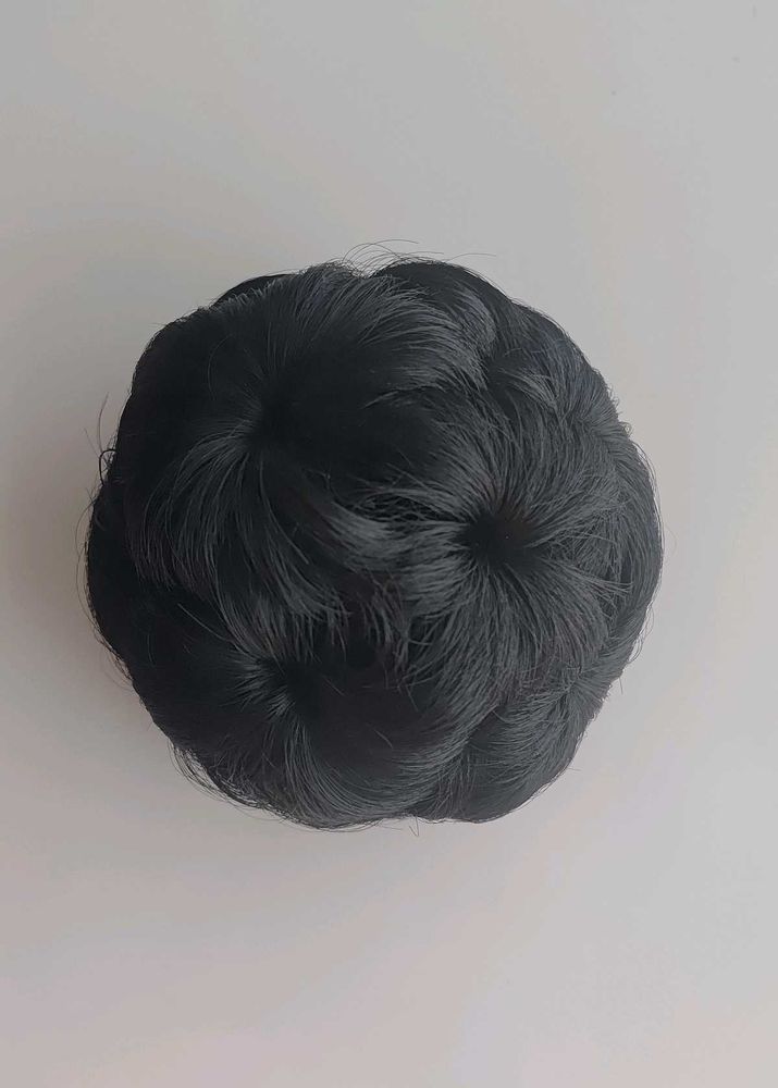 Black Hair Bun Extension