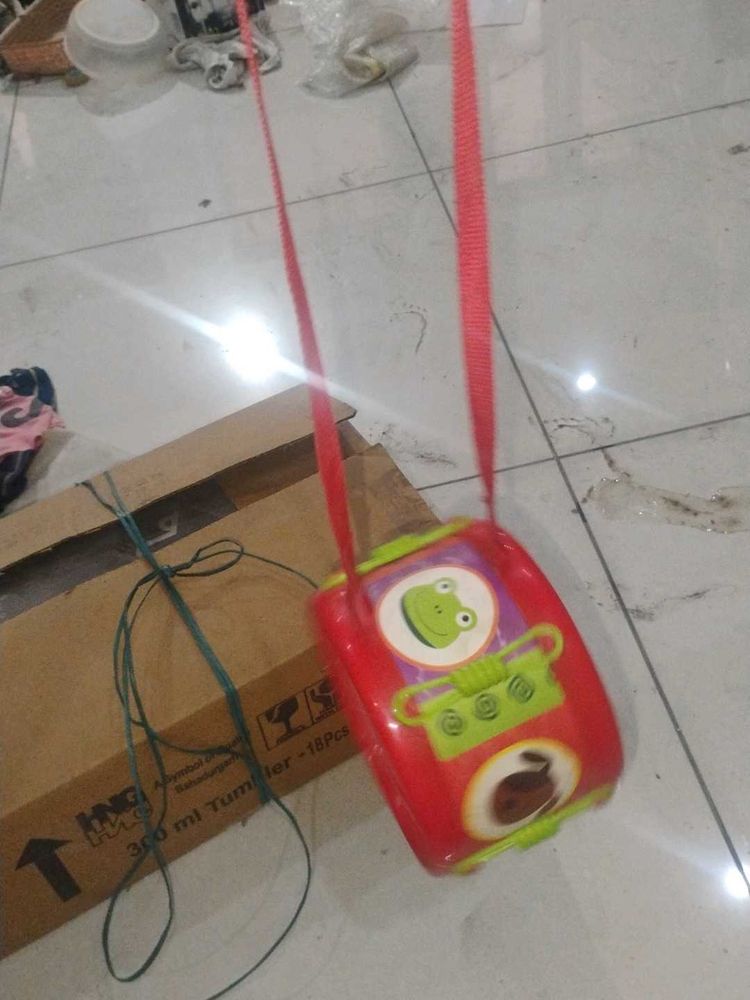 Kids Toy drum with Frog Design