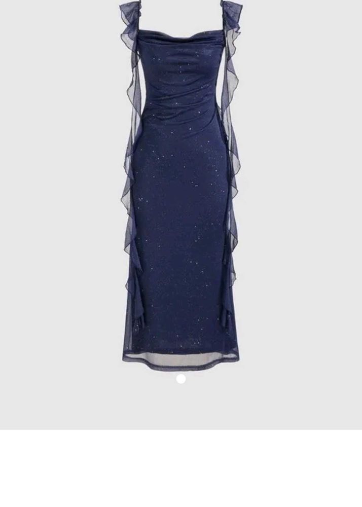 savana dark blue dress