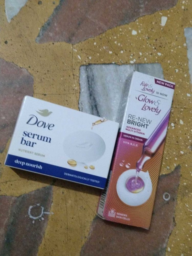 Dove Serum Bar &amp; Glow &amp; Lovely Seru