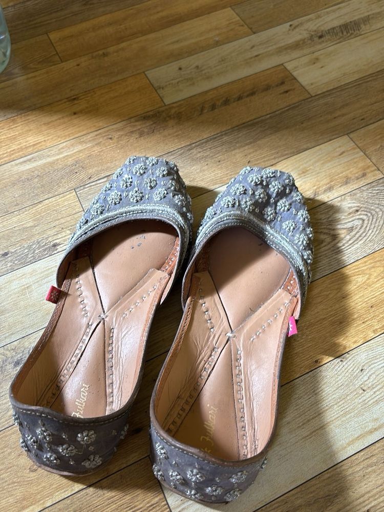 Embellished Juttis - Indian Traditional Footwear