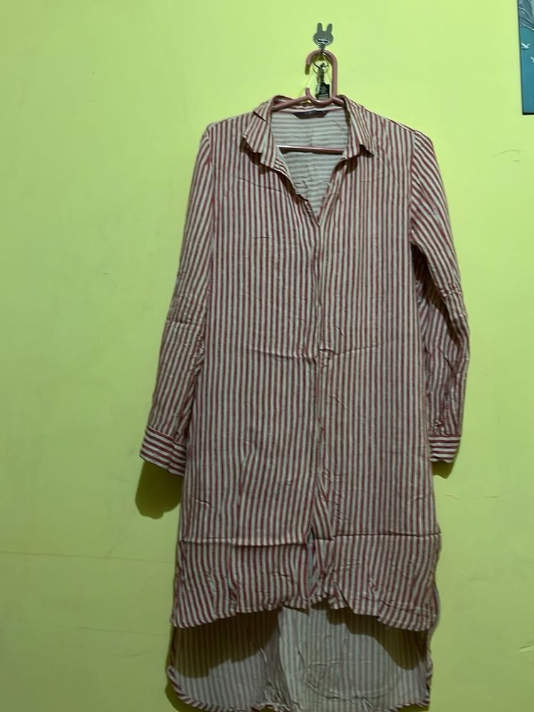 Striped Longline Shirt