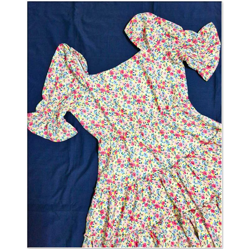 Floral Tiered Dress