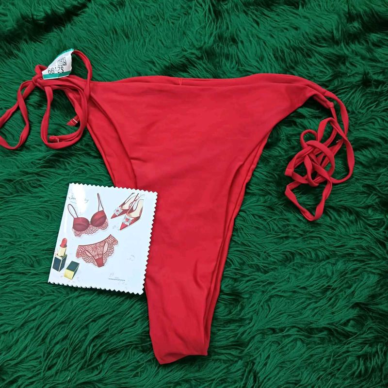Red 🎁🆕 big Size Bikini Bottom