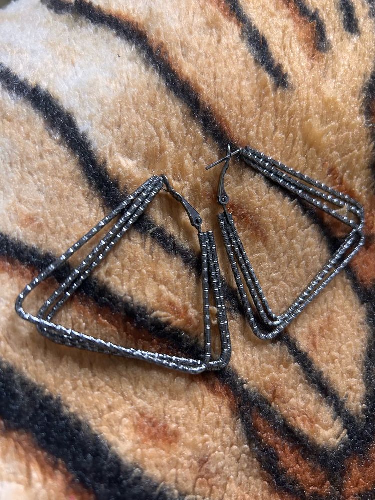 Geometric Hoop Earrings
