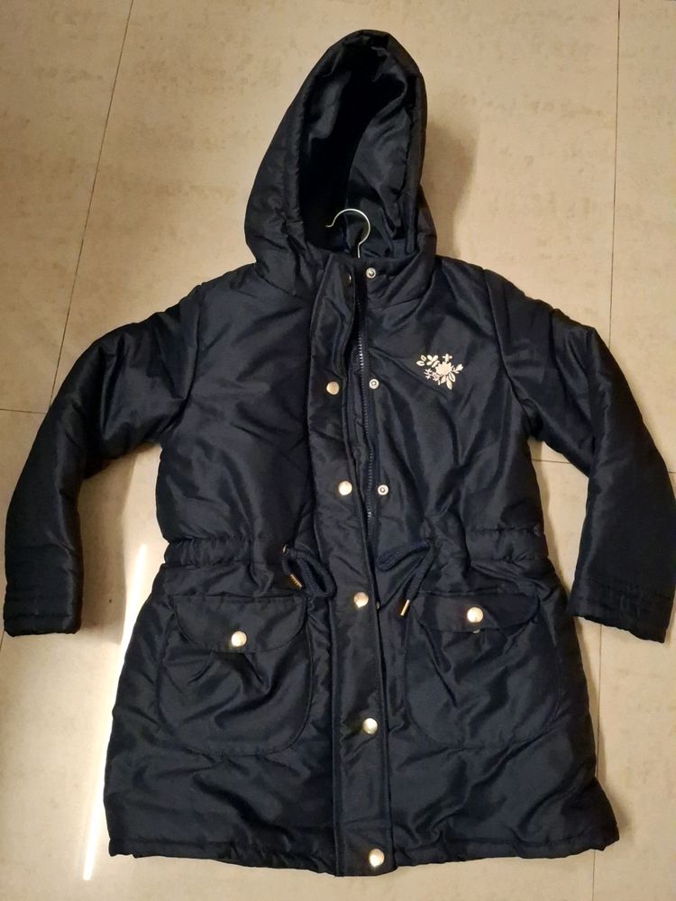 Navy Blue Winter Coat