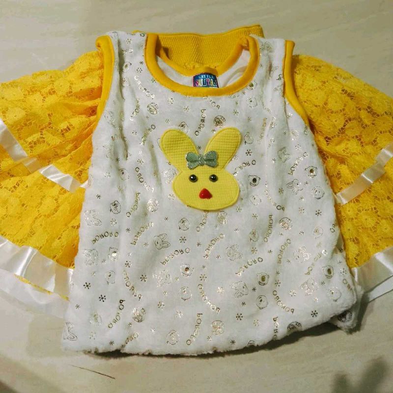 Adorable Bunny Dress for Girls
