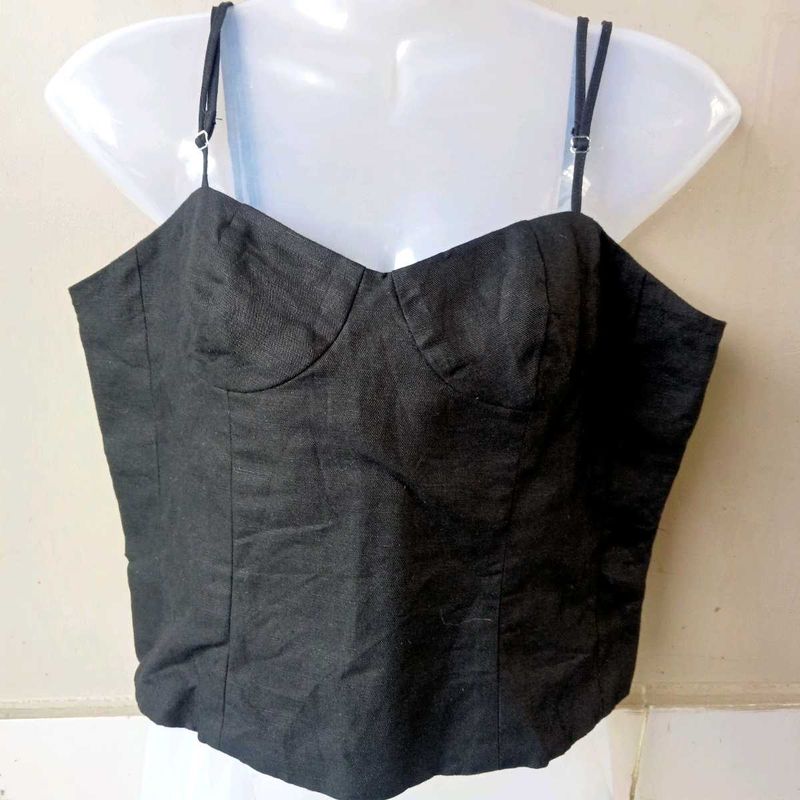 Botique Crop Black