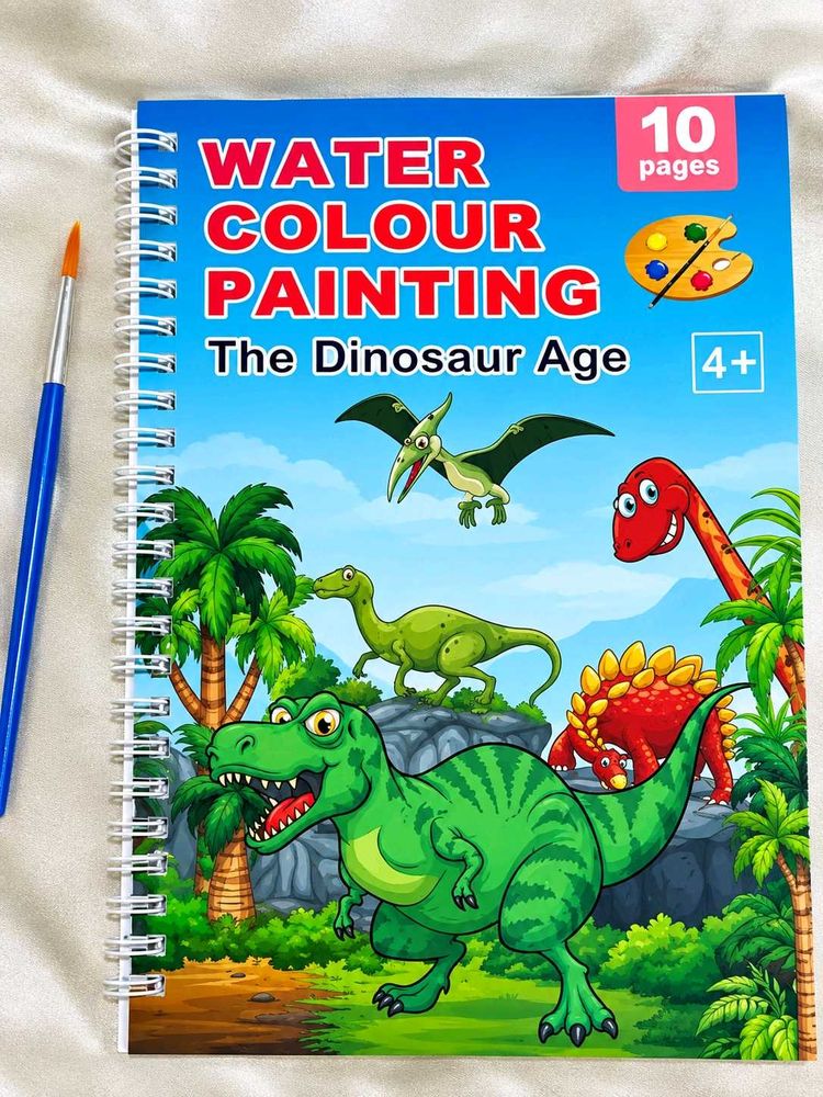 Water Colour Painting: Dinosaur Age