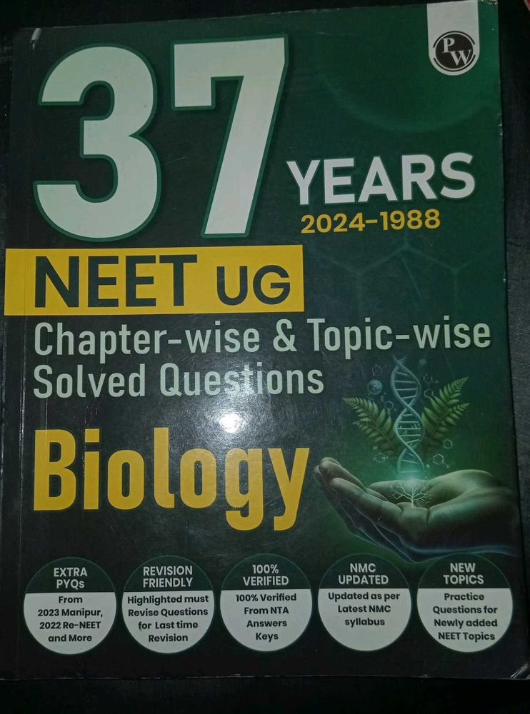 37 Years NEET UG Biology Solved Questions