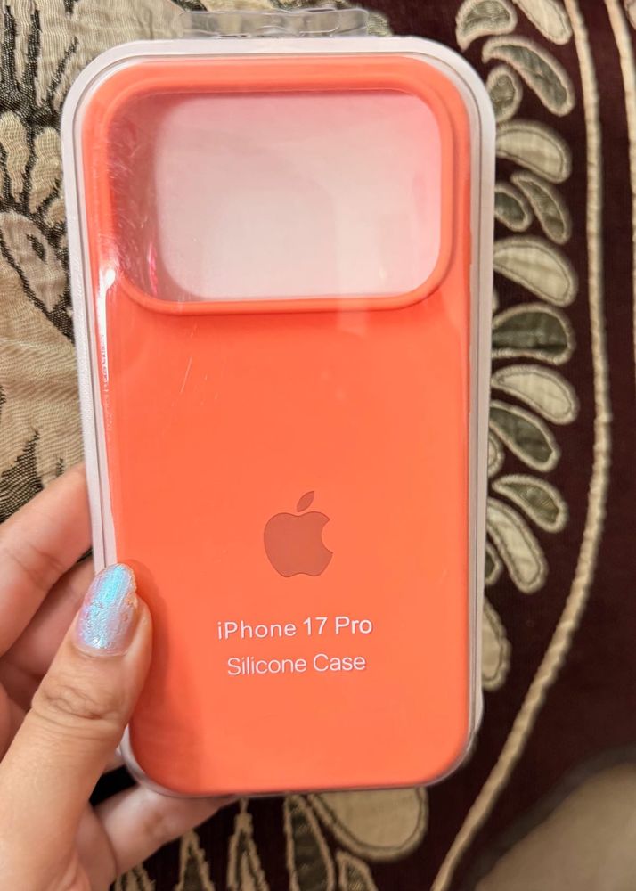 New Orange iPhone 17 Pro Silicone Case