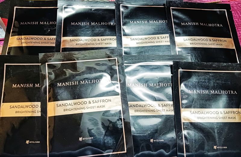 Manish Malhotra Sheet Masks