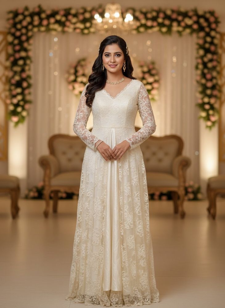 Wedding Gown / Elegant Lace Dress