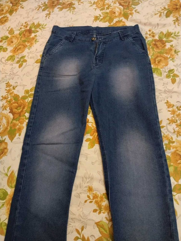 men's Classic dark Blue Denim Jeans
