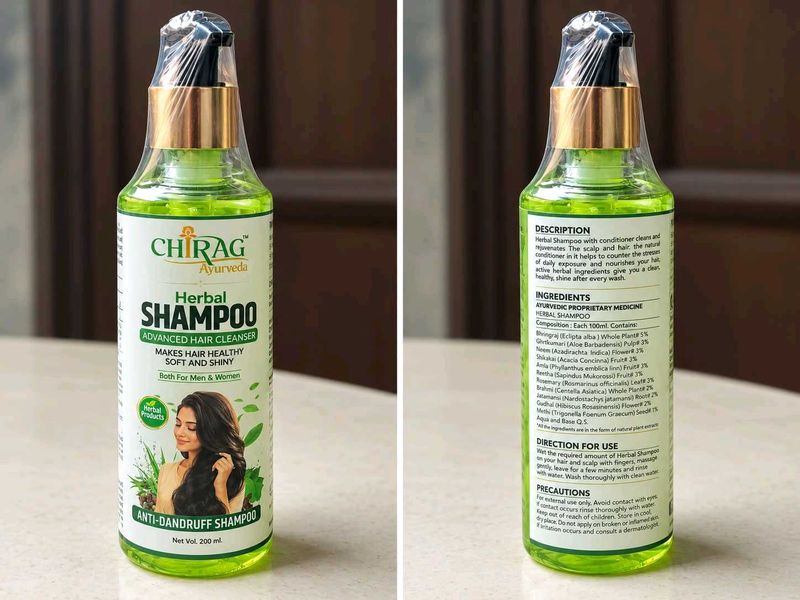 Chirag Ayurveda Herbal Anti-Dandruff Shampoo