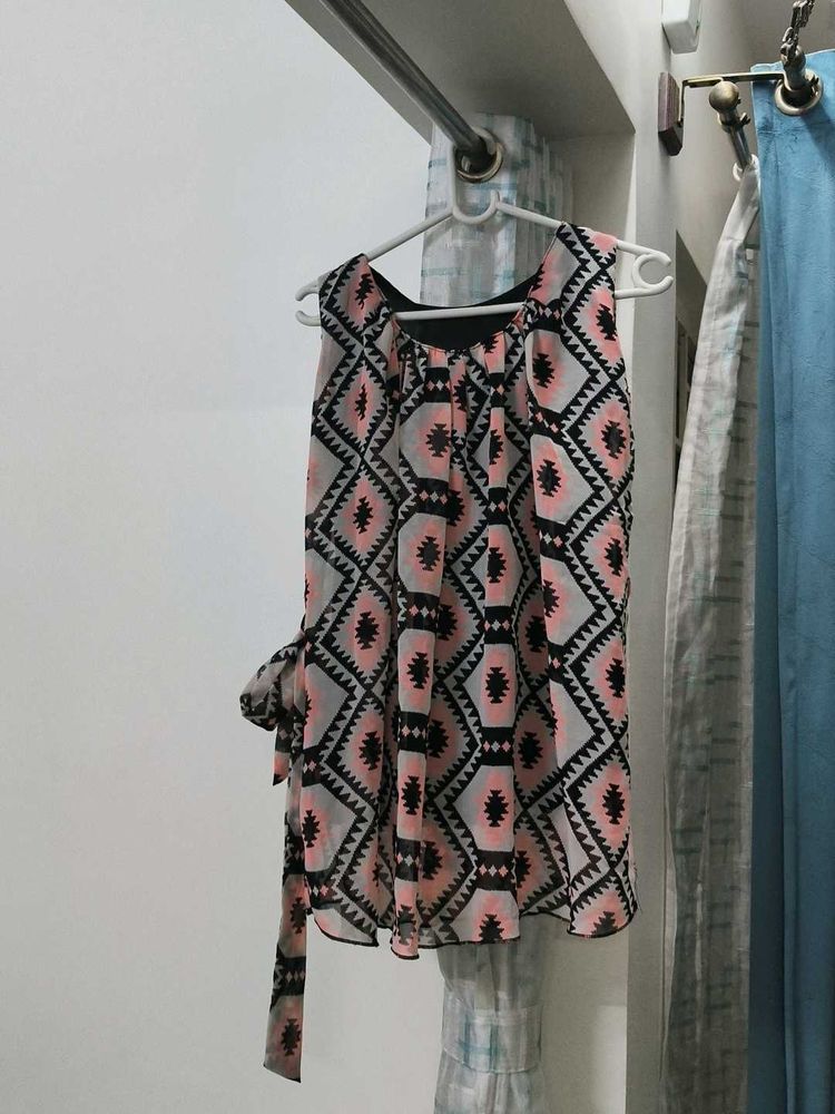 Boho Pattern Sleeveless Top