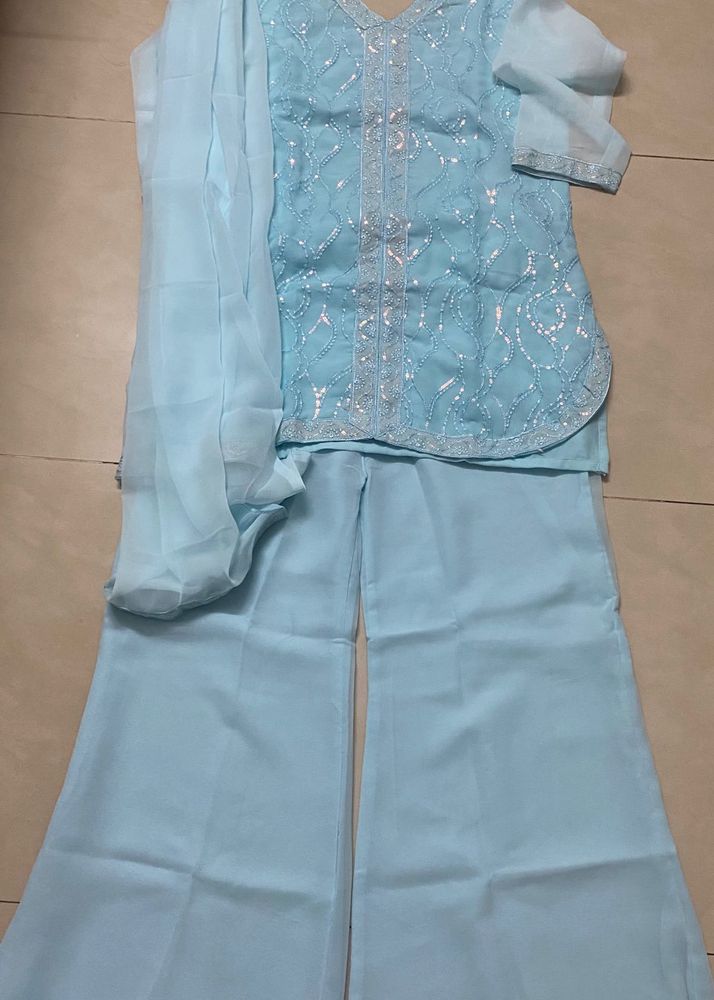 Short kurti bell bottom