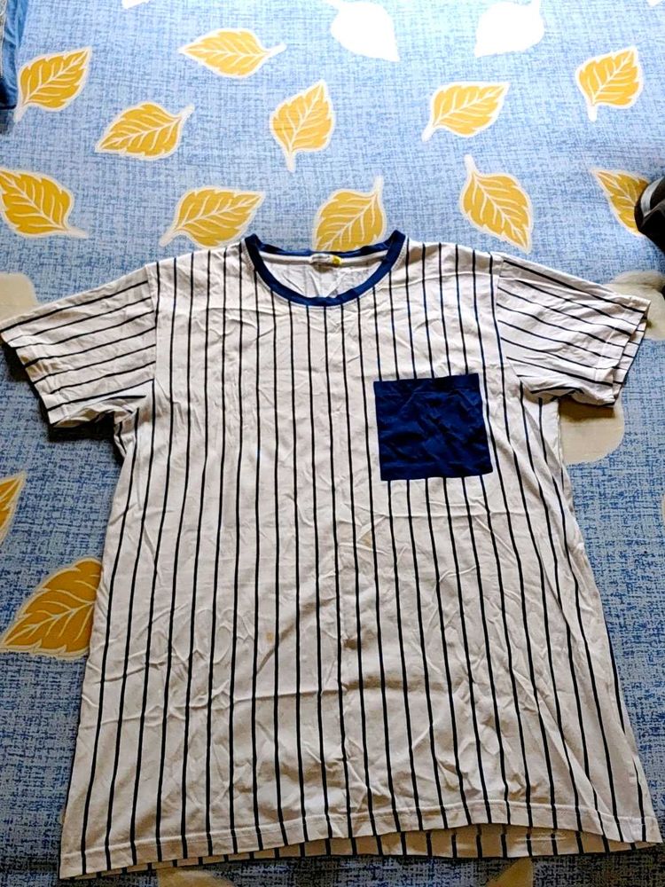 Striped Pocket Tee