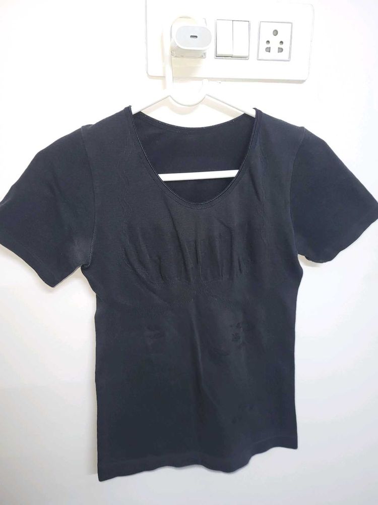 Black Shaping T-Shirt