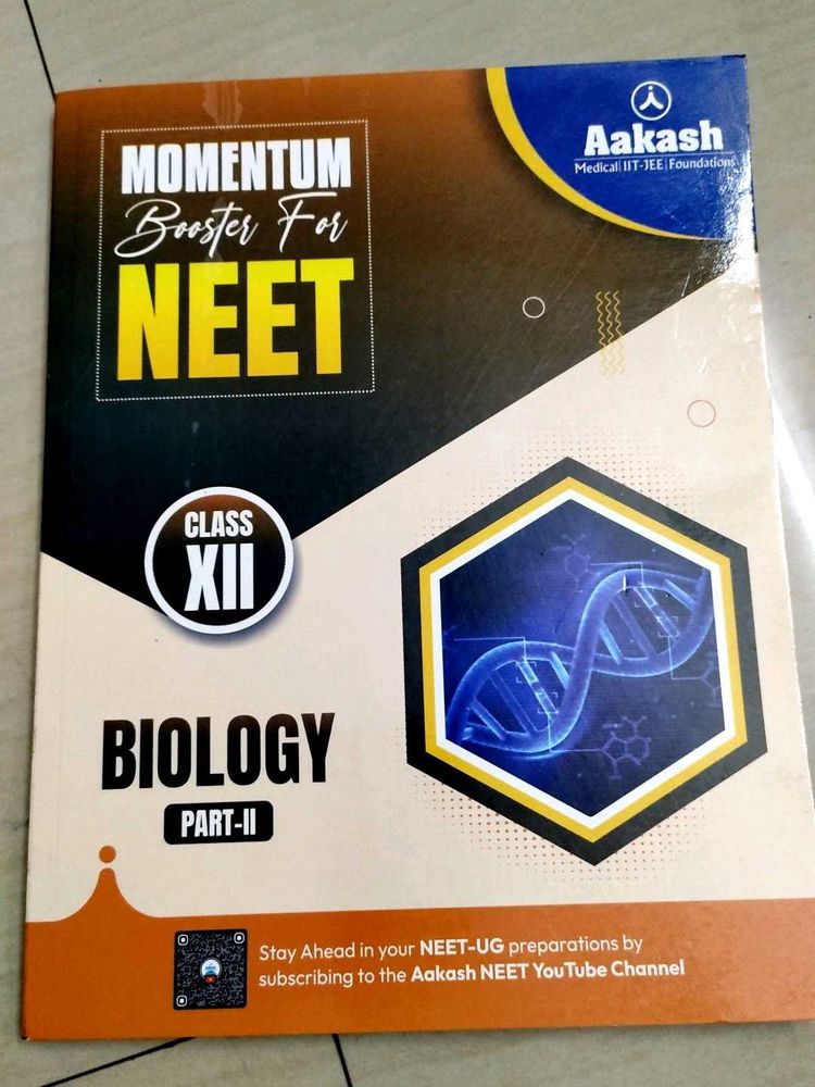 Aakash NEET Momentum Booster Biology class 12