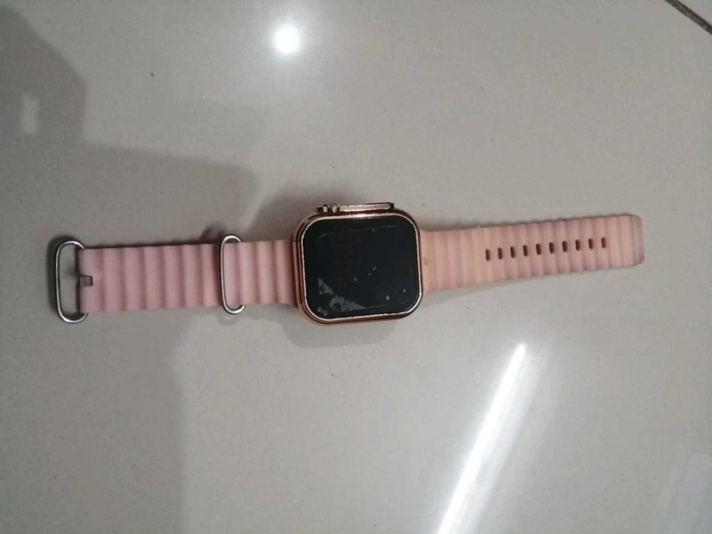 stylish pink watch