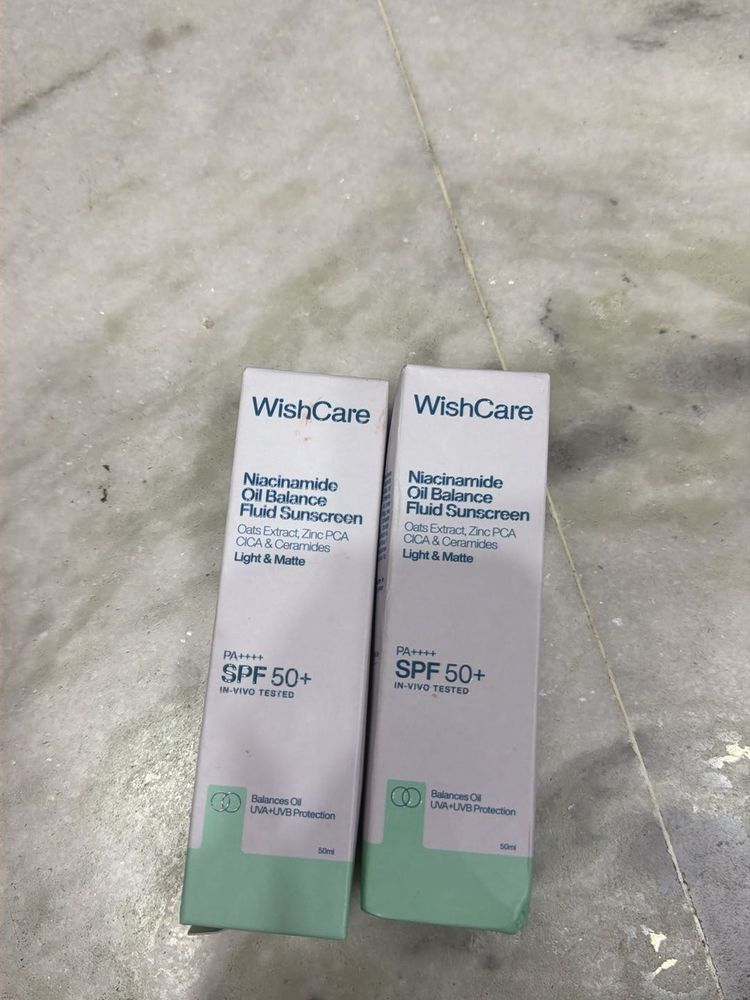 WishCare Niacinamide Oil Balance Fluid Sunscreen
