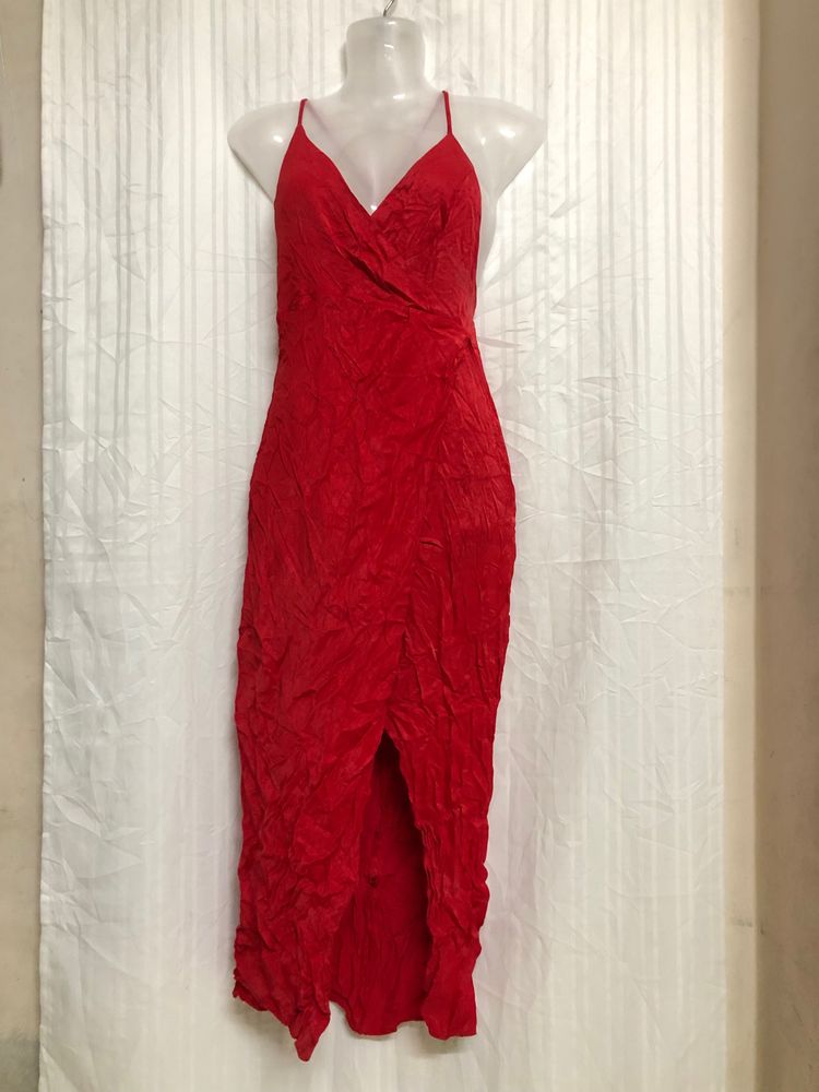Bordot Red Maxi Dress