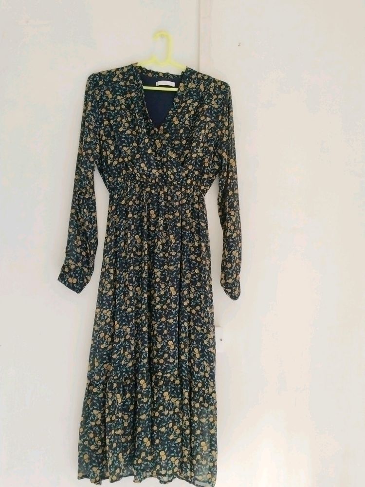 Florals Printed Long Dress