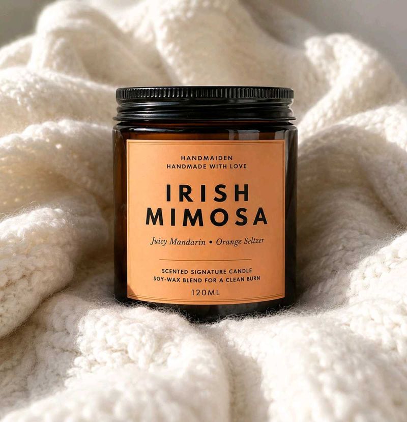 Handmaiden Irish Mimosa Scented Candle