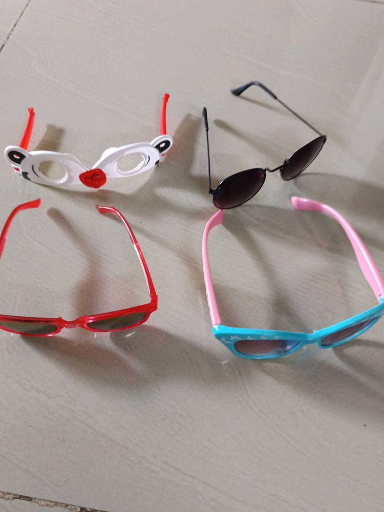 Kids Sunglasses Set - 4 Pairs