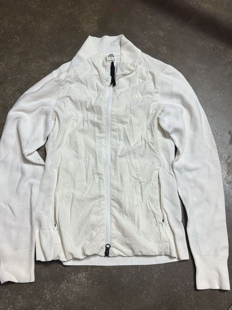 Adidas Women's White Track Jacket