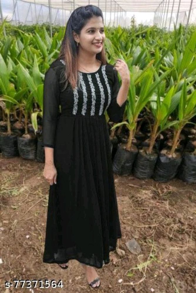 A line Gown dreses