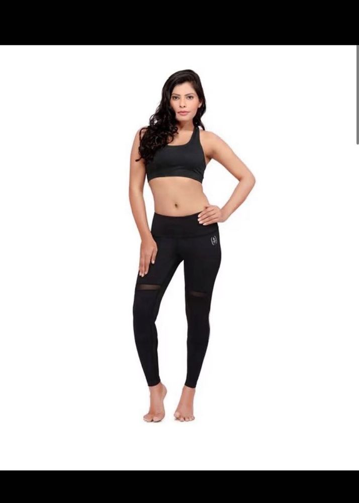Swee Athletica Black Activewear Bottoms
