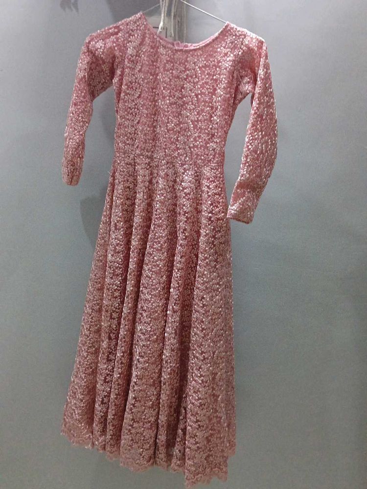 Sparkling Pink Ethnic Gown