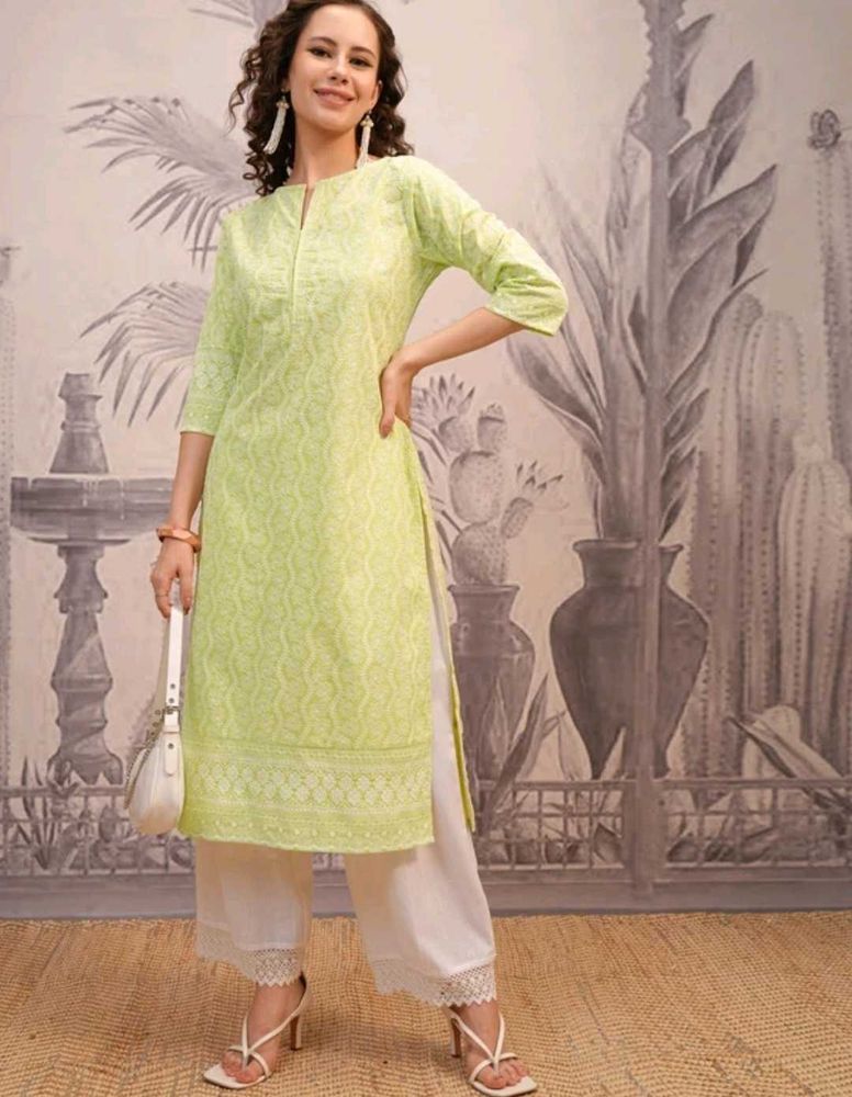 vishudh beautiful Chikankari Kurta