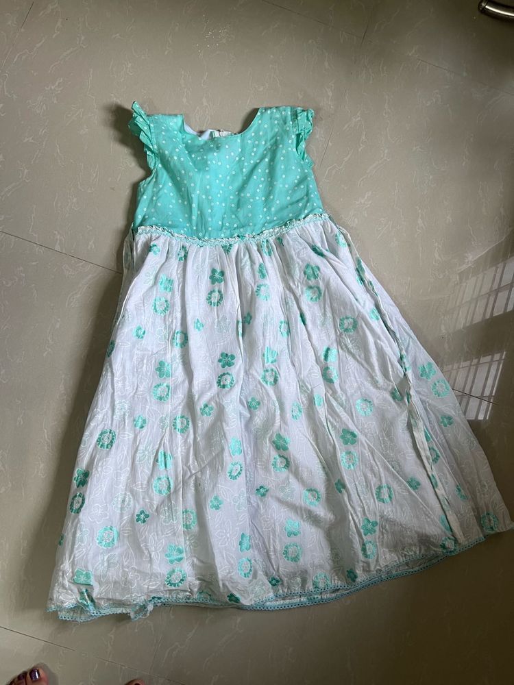 Cute Polka Dot &amp; Floral Print Dress