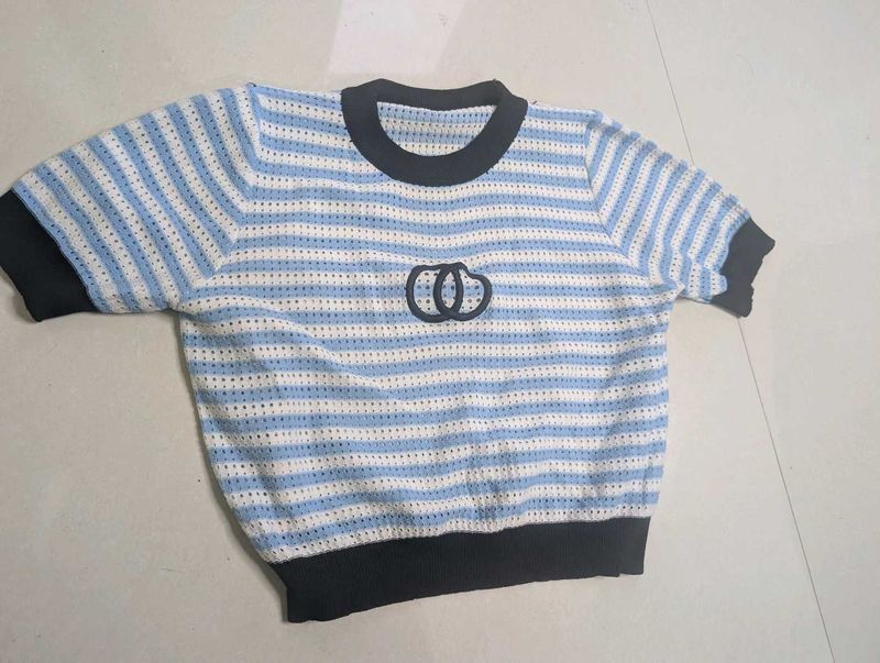 Striped Knit Top