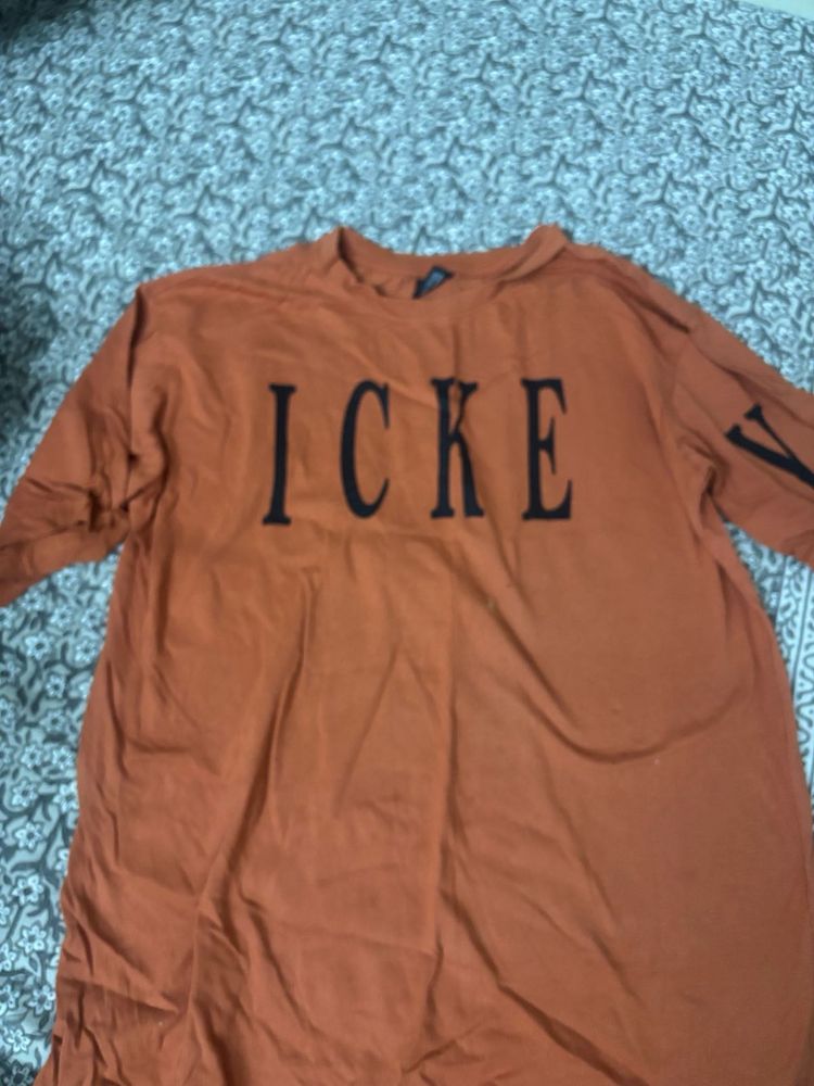 Orange Graphic T-Shirt
